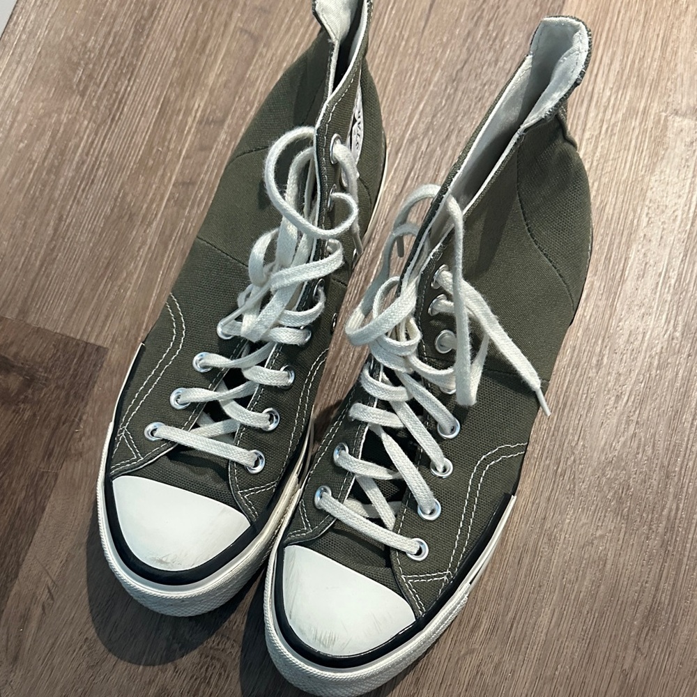 Converse Olive High-Top Sneakers
